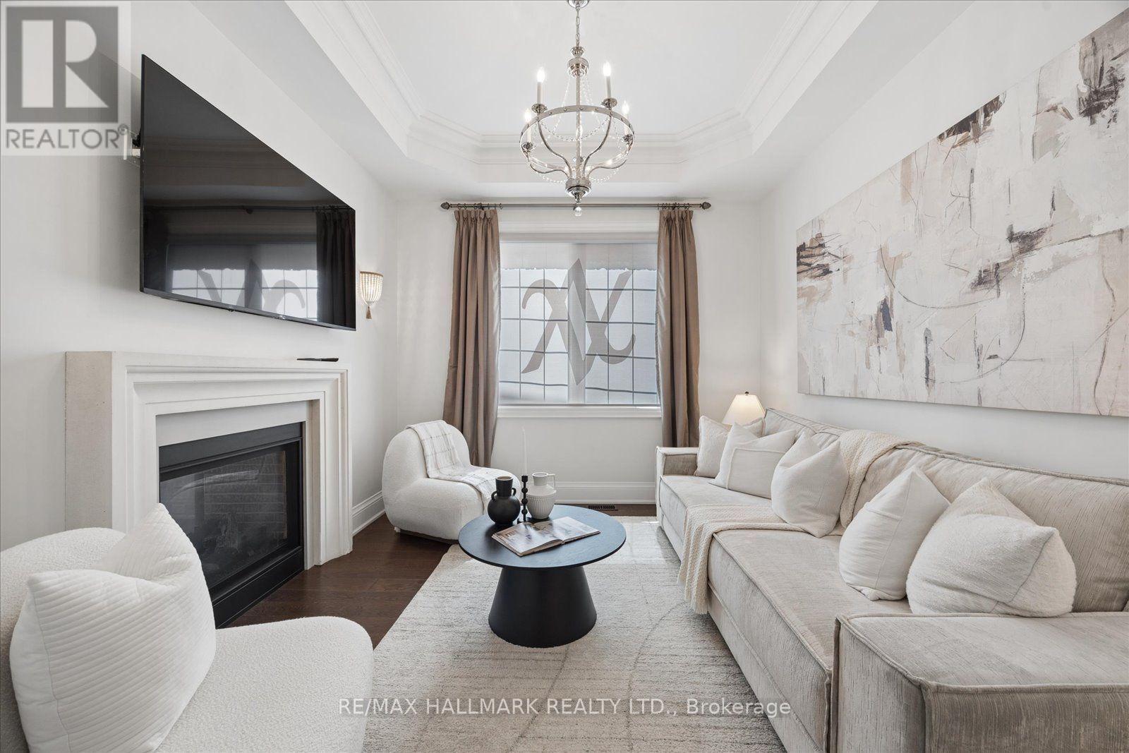 87 Chuck Ormsby Crescent, King, ON - Indoor Photo Showing Living Room With Fireplace