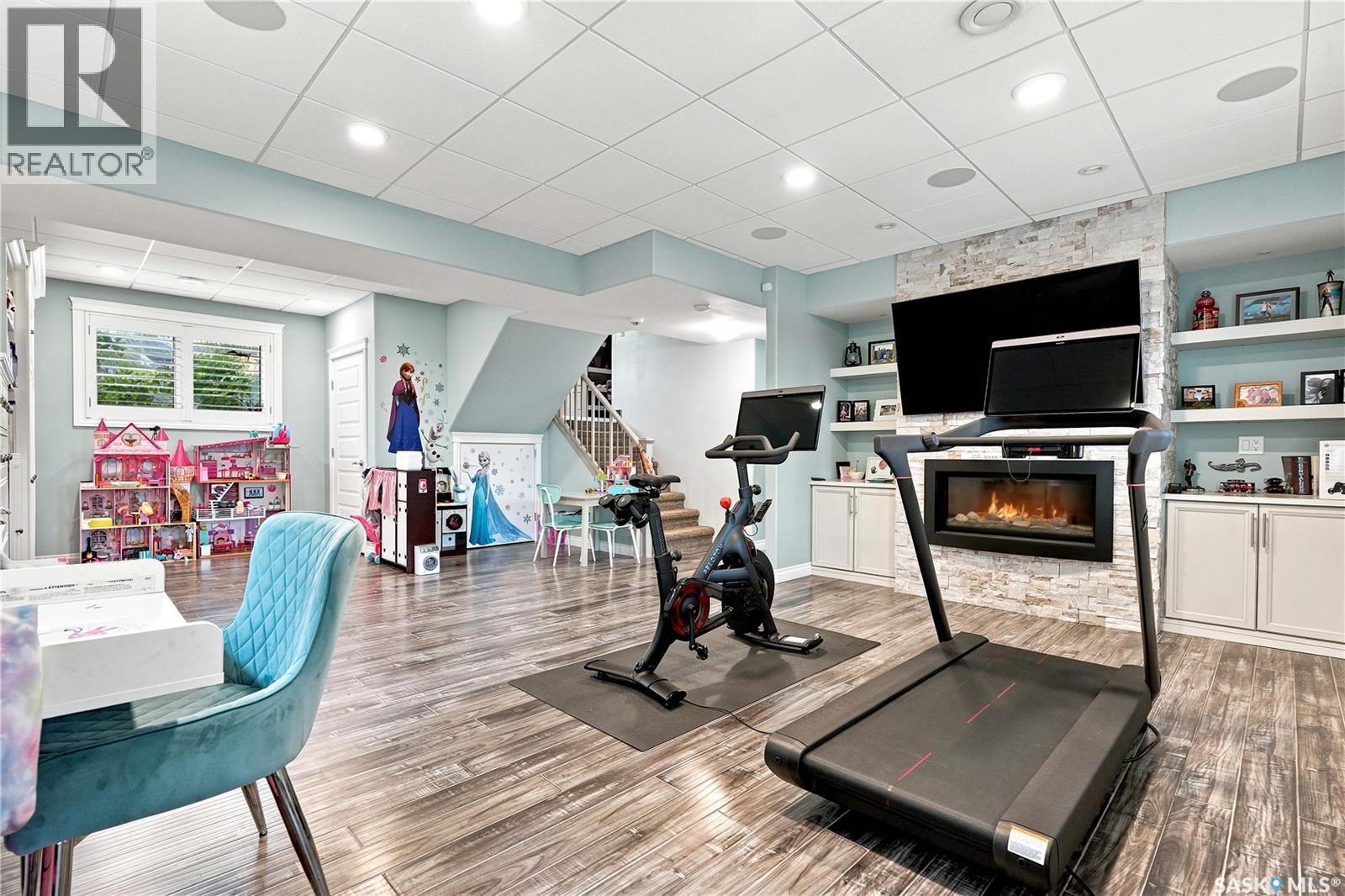 335 Dawson Crescent, Saskatoon, SK - Indoor Photo Showing Gym Room