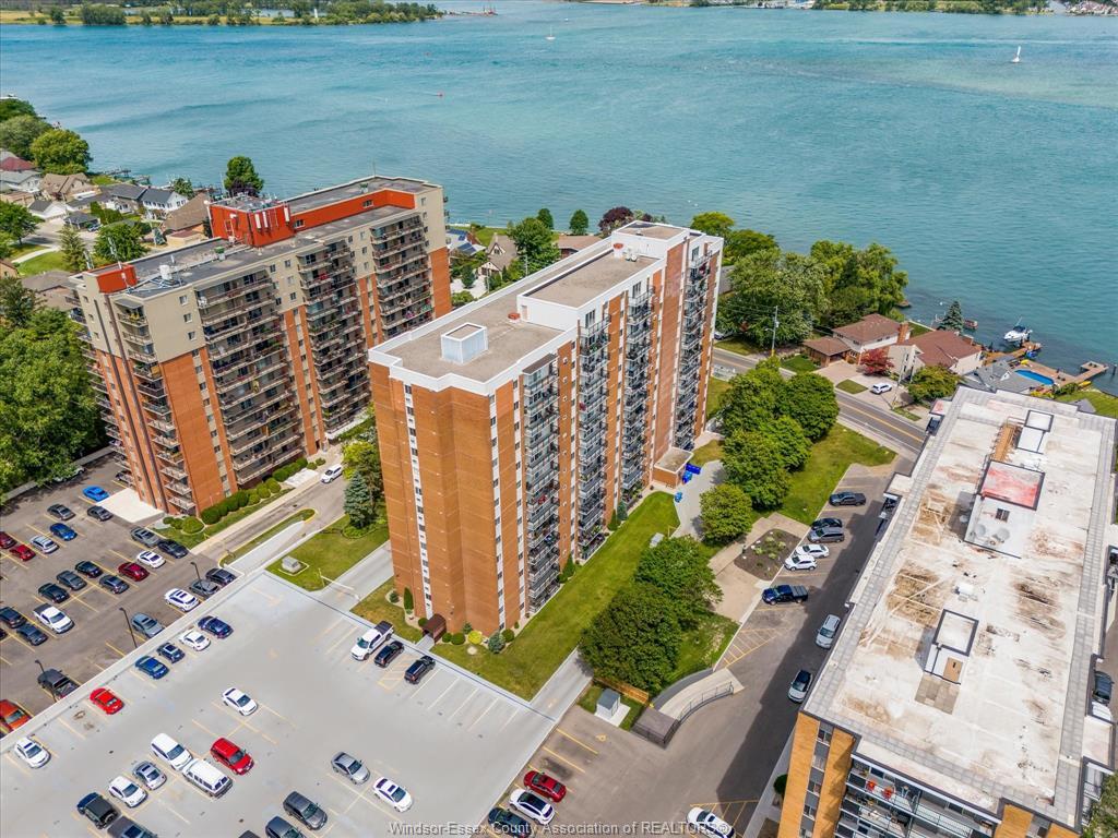 1110-8591 Riverside Drive East, Windsor, ON - Outdoor With Body Of Water With View