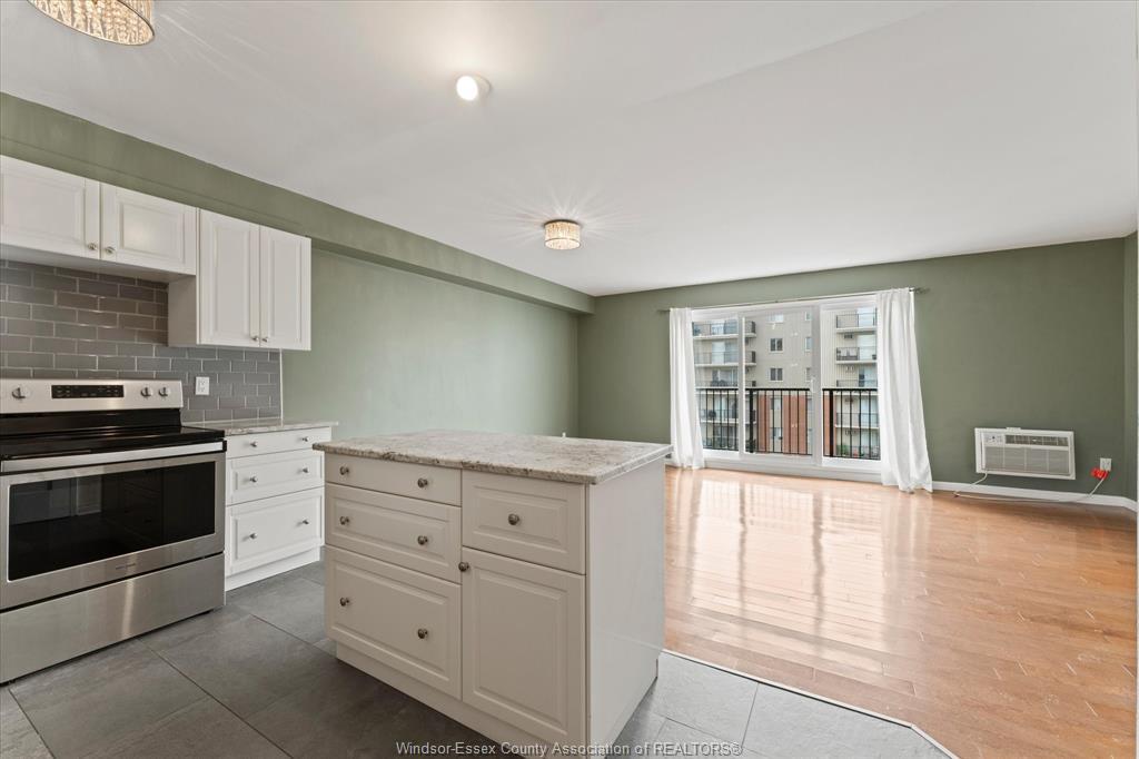 1110-8591 Riverside Drive East, Windsor, ON - Indoor Photo Showing Kitchen