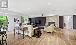 Lower level great room - 