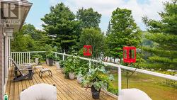Rear deck overlooking the water - 
