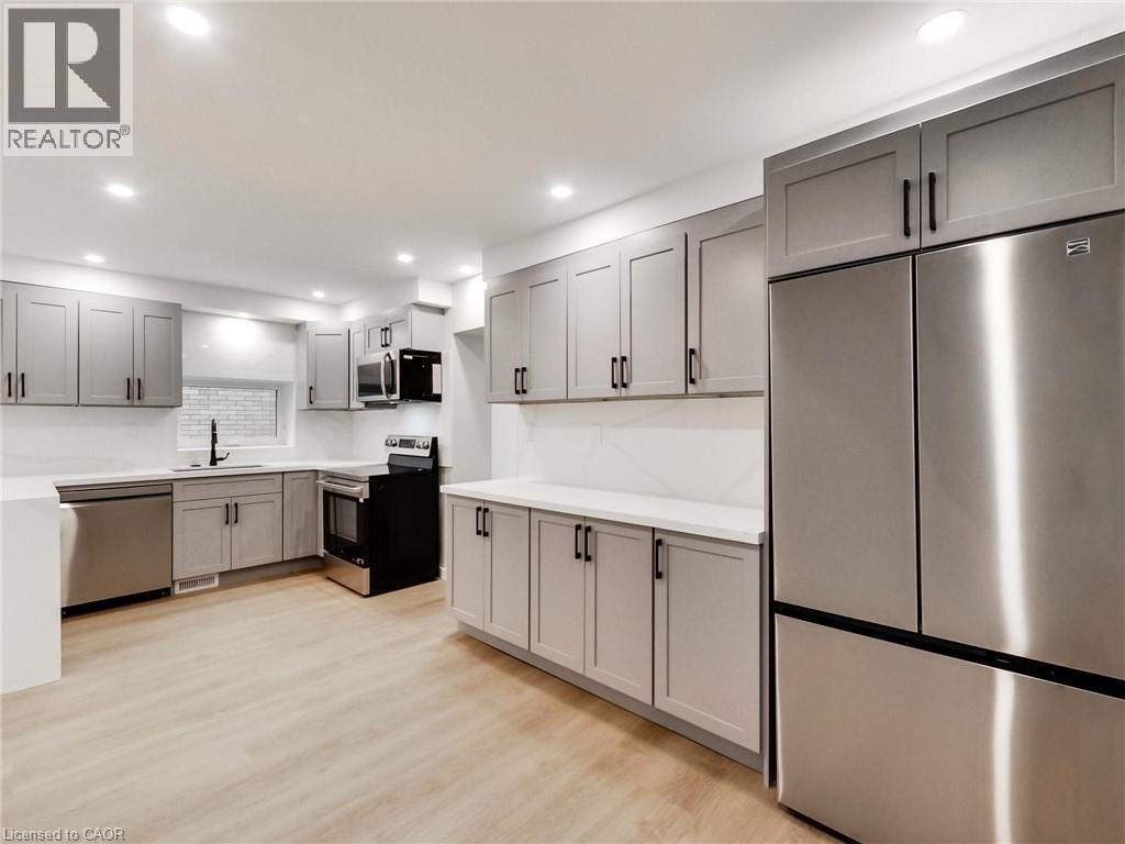 67 Cope Street, Hamilton, ON - Indoor Photo Showing Kitchen With Stainless Steel Kitchen