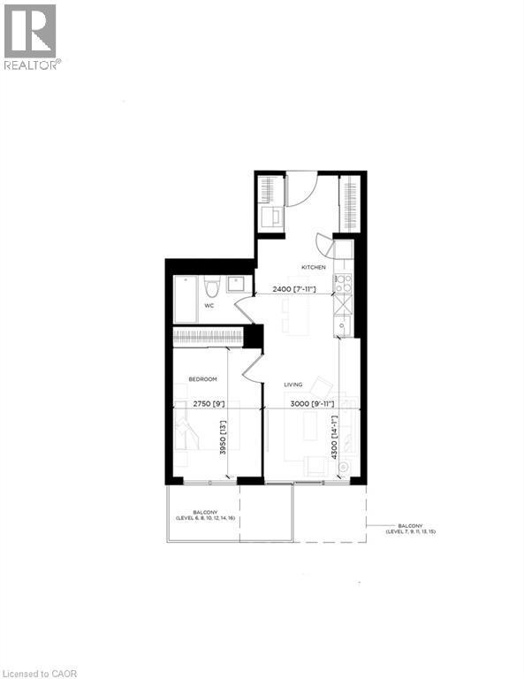 Floor plan - 2782 Barton Street E Unit# 1604, Hamilton, ON - Other