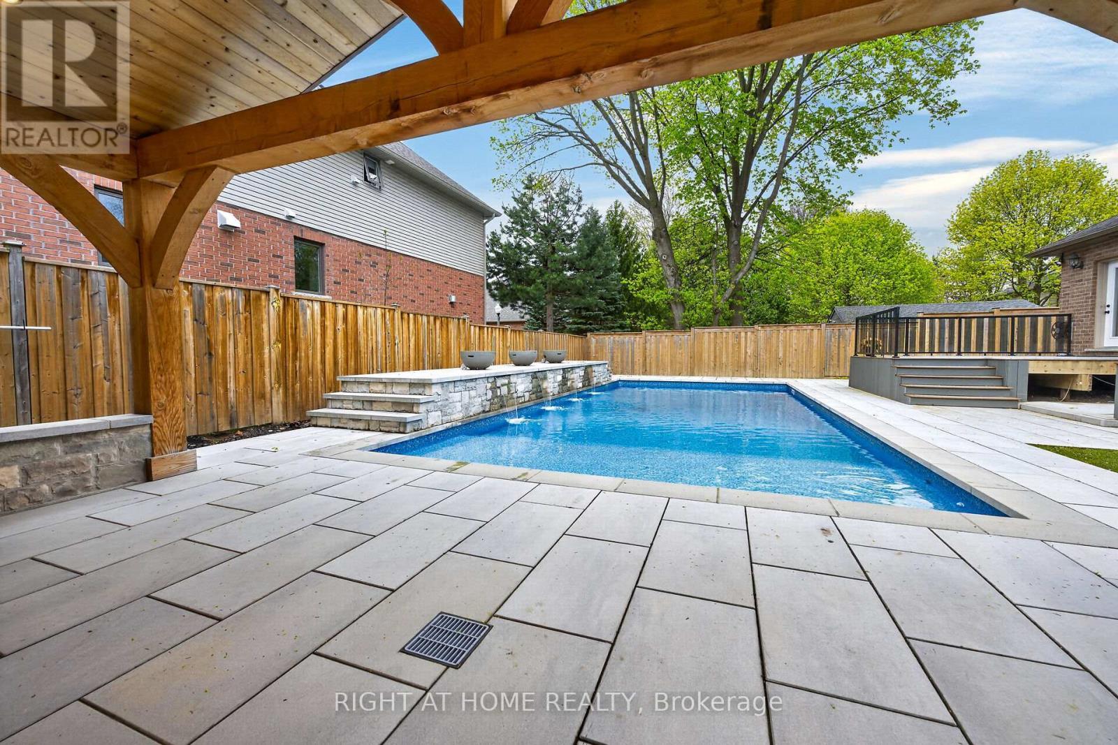 775 King Road, Burlington, ON - Outdoor With In Ground Pool With Deck Patio Veranda