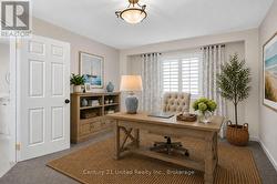 main - office furnishings are virtually staged -