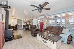Spacious living, dining, kitchen area - 