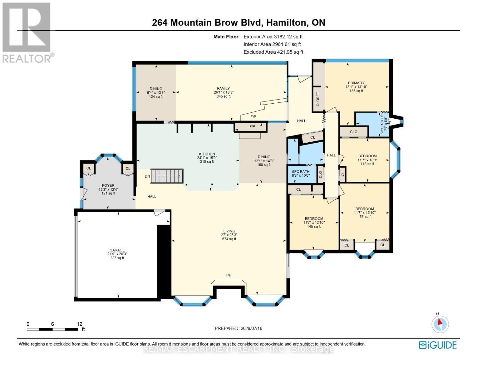 Floor Plan - 264 Mountain Brow Boulevard, Hamilton, ON - Other