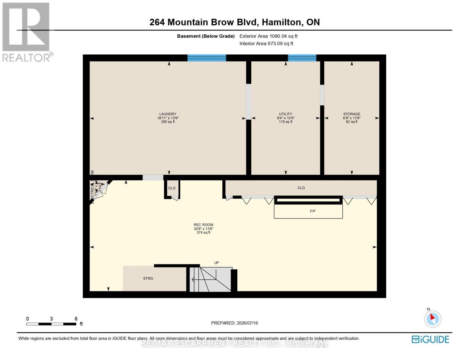 Floor Plan - 264 Mountain Brow Boulevard, Hamilton, ON - Other