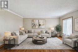 Living room-virtually staged -