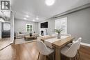 Virtually Staged - 218 Grosvenor Avenue N, Hamilton, ON  - Indoor With Fireplace 