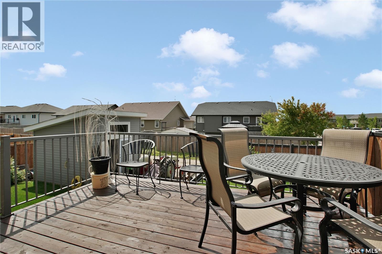 537 Mickelson Lane, Warman, SK - Outdoor With Deck Patio Veranda With Exterior