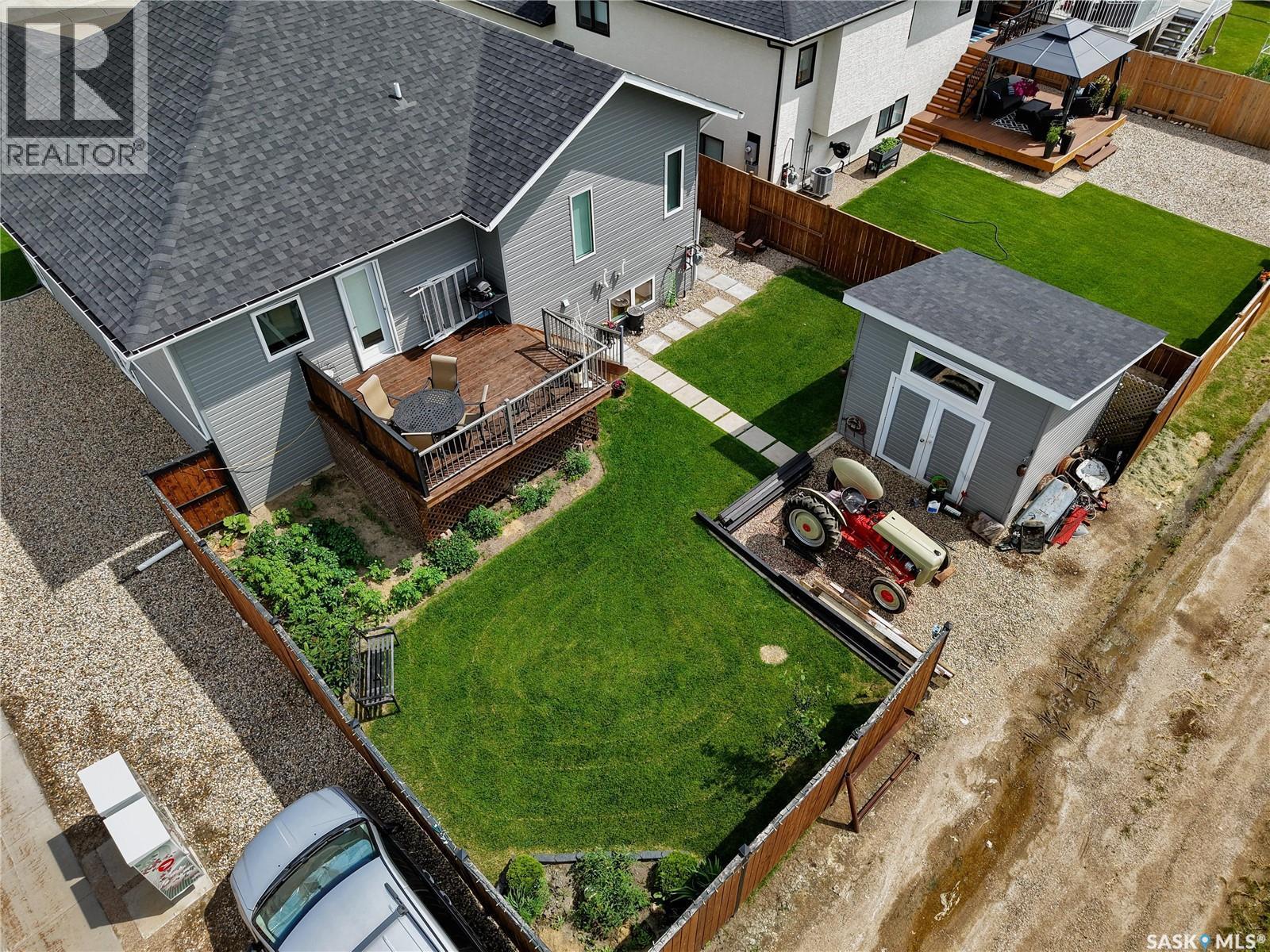 537 Mickelson Lane, Warman, SK - Outdoor With Deck Patio Veranda With Exterior
