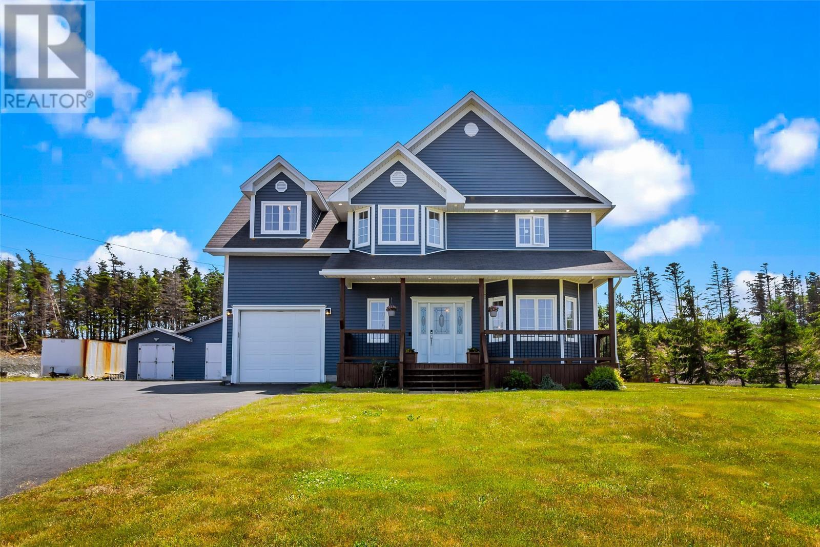 5 Haleys Place, Flatrock, NL - Outdoor With Deck Patio Veranda With Facade