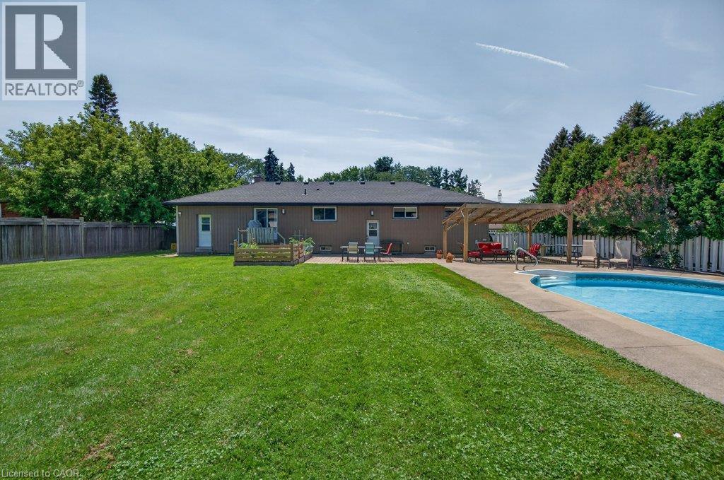 100 Alderson Drive, Hamilton, ON - Outdoor With In Ground Pool With Backyard