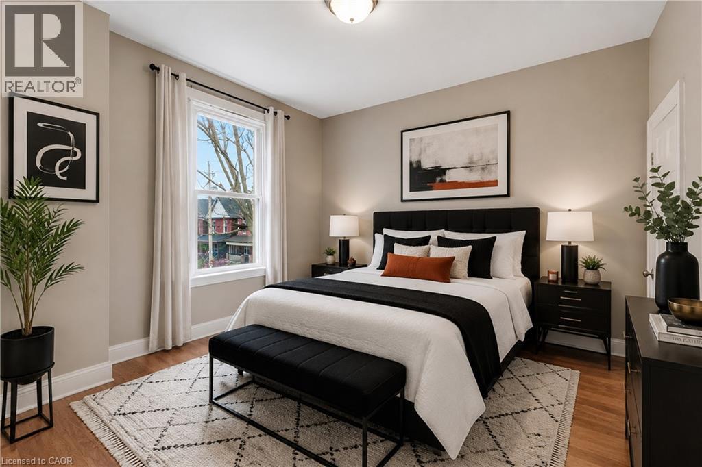 Virtually Staged Photo - 643 Wilson Street, Hamilton, ON - Indoor Photo Showing Bedroom