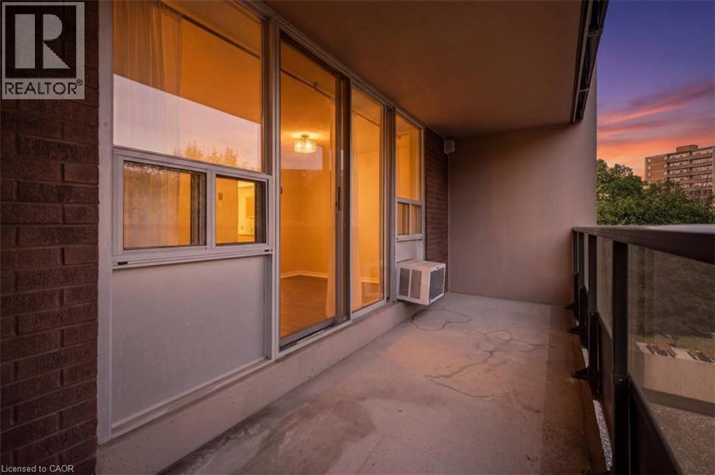 1968 Main Street W Unit# 404, Hamilton, ON - Outdoor With Balcony With Exterior