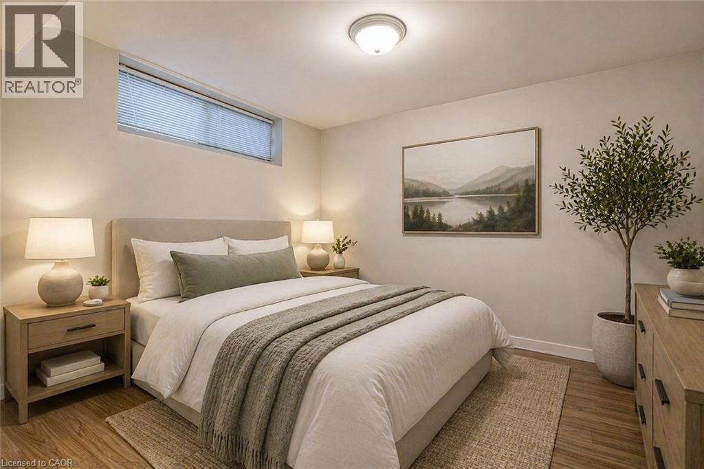 Virtually Staged - Bedroom 2 - 2387 Cyprus Avenue, Burlington, ON - Indoor Photo Showing Bedroom
