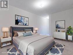 Virtually Staged Primary Bedroom -