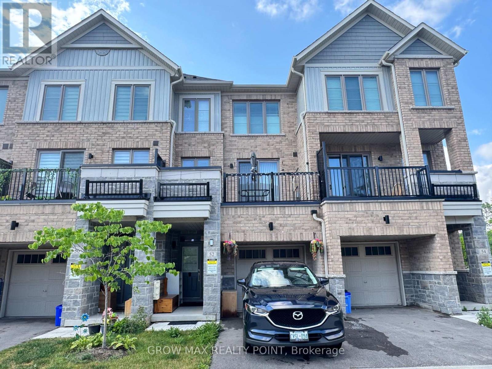 52 Waterside Way, Whitby, ON - Outdoor With Balcony With Facade