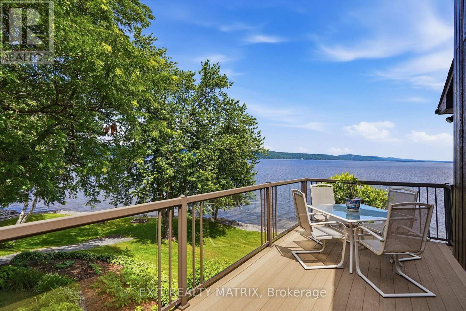 2176 Bay Road, Champlain, ON - Outdoor With Body Of Water With Balcony With View