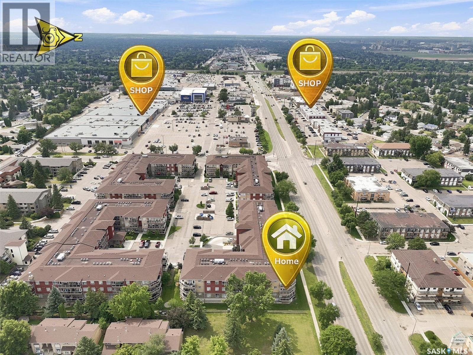 210 1015 Moss Avenue, Saskatoon, SK - Outdoor With View