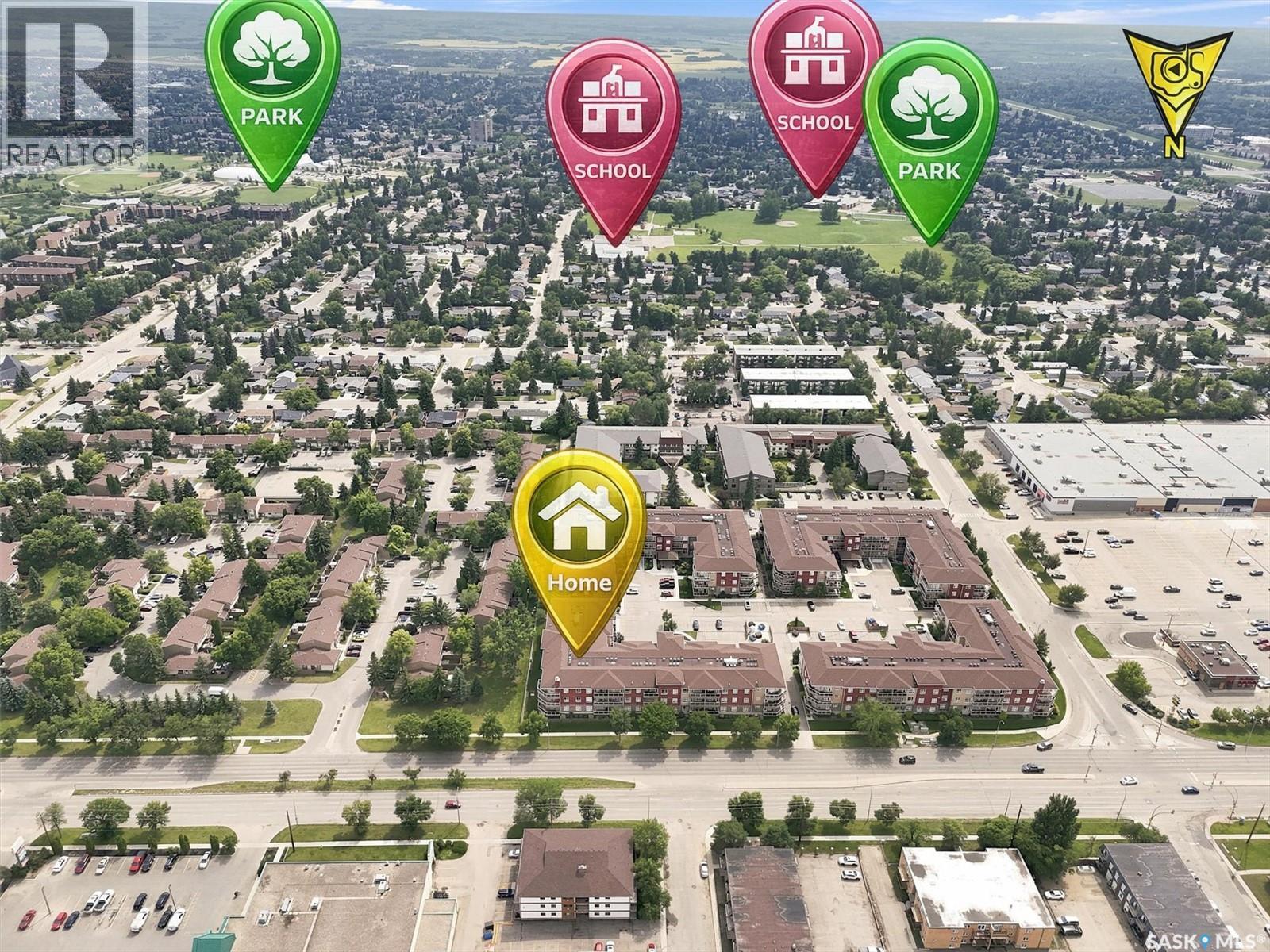 210 1015 Moss Avenue, Saskatoon, SK - Outdoor With View