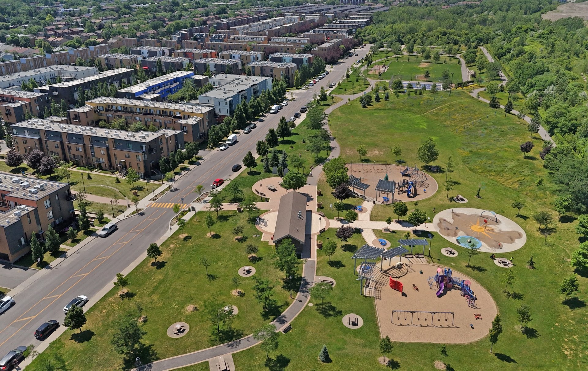 Overall view - 5301 Rue Gabriele-Frascadore, Montréal (Mercier/Hochelaga-Maisonneuve), QC - Outdoor With View