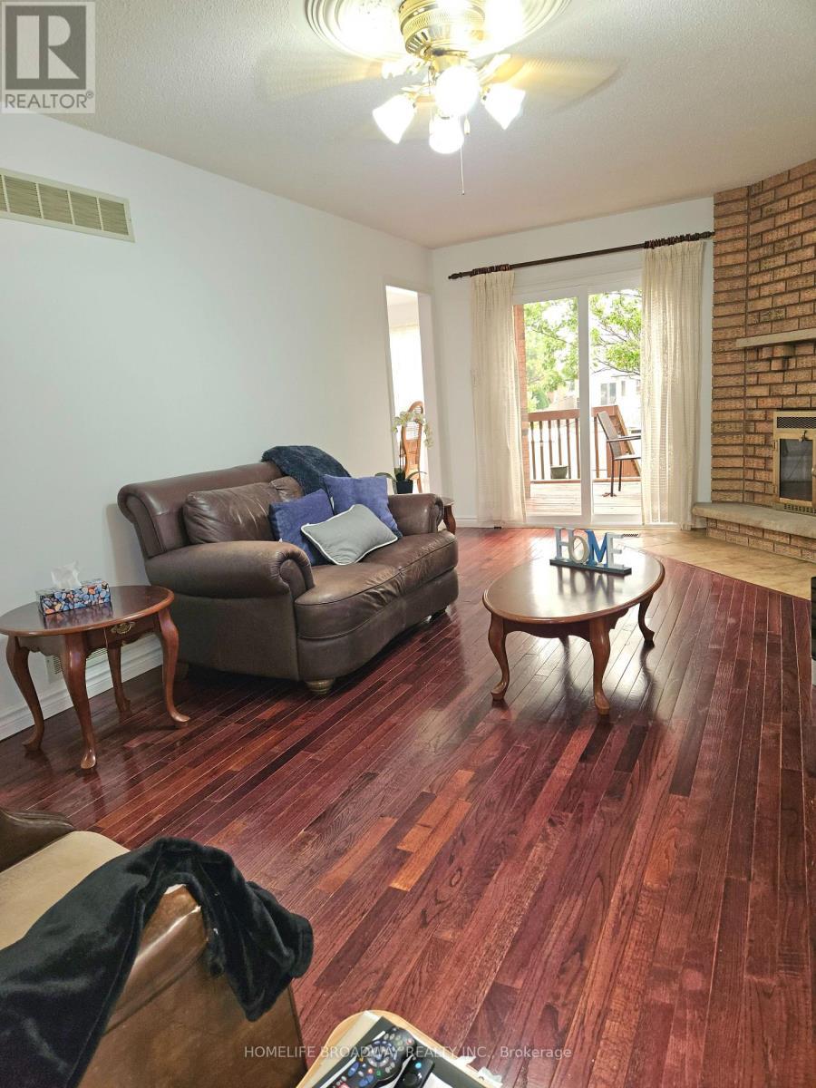 11 Perdue Court, Markham, ON - Indoor Photo Showing Living Room With Fireplace