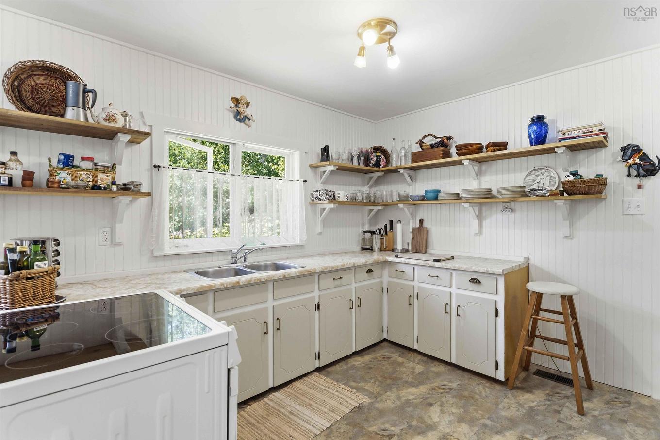 46 Campbell Avenue, Windsor, NS - Indoor Photo Showing Kitchen With Double Sink
