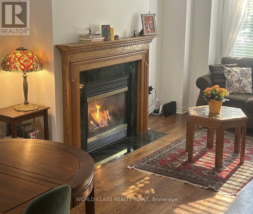 7 Carnation Road, Markham, ON - Indoor Photo Showing Living Room With Fireplace