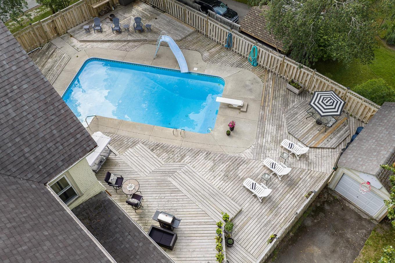 44 John Street, Shelburne, NS - Outdoor With In Ground Pool With Exterior