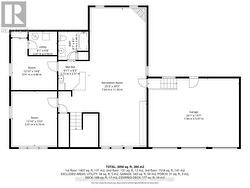 Floor Plan of Basement Area - 