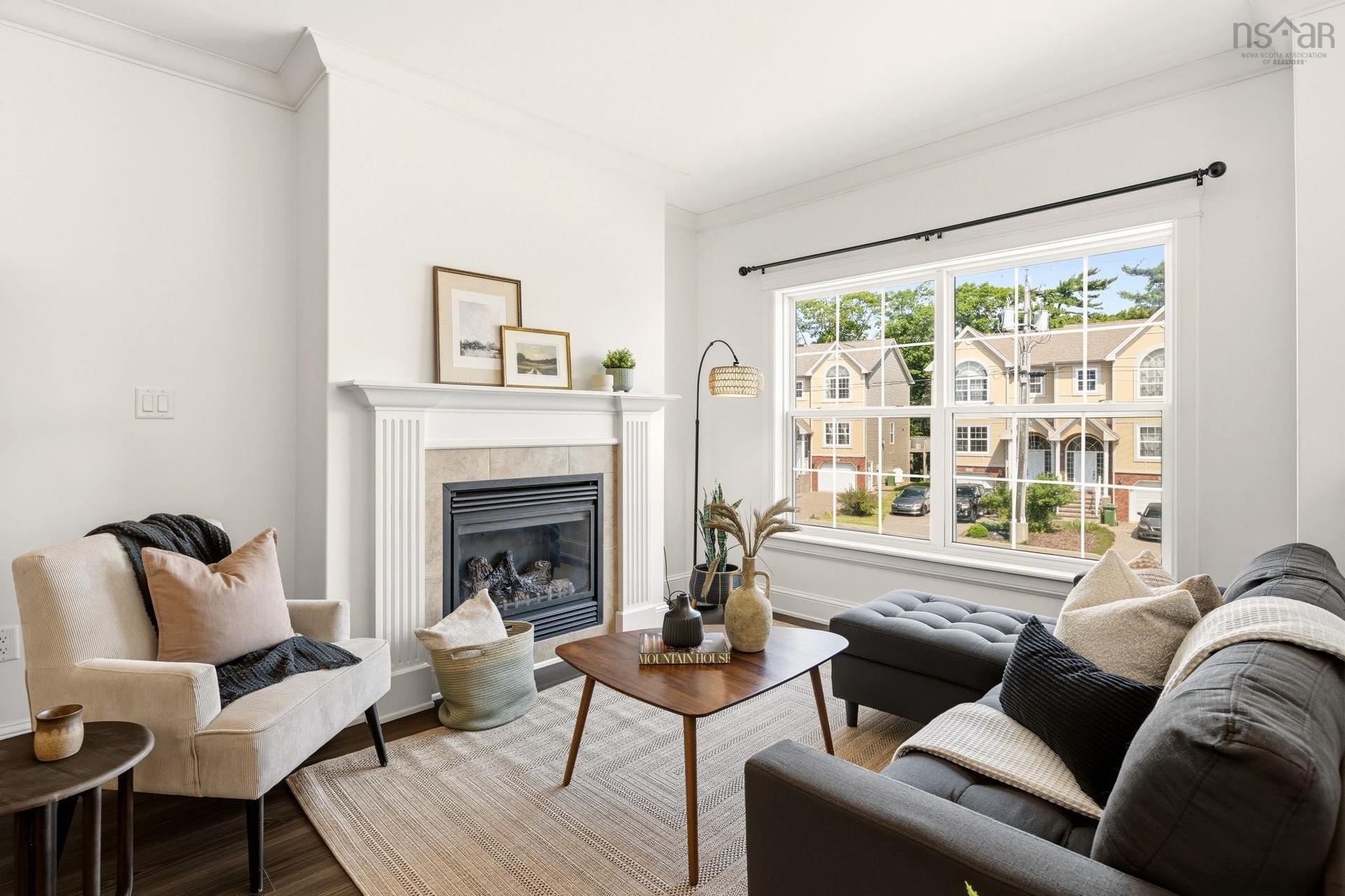 25 Four Mile Lane, Halifax, NS - Indoor Photo Showing Living Room With Fireplace