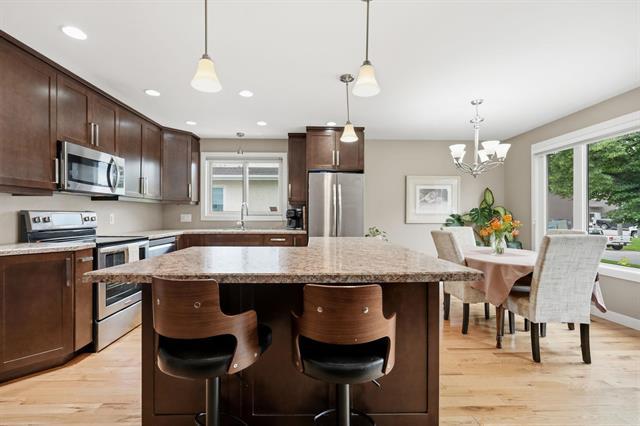 222 Stuart Ave, Winnipeg, MB - Indoor Photo Showing Kitchen With Stainless Steel Kitchen With Upgraded Kitchen