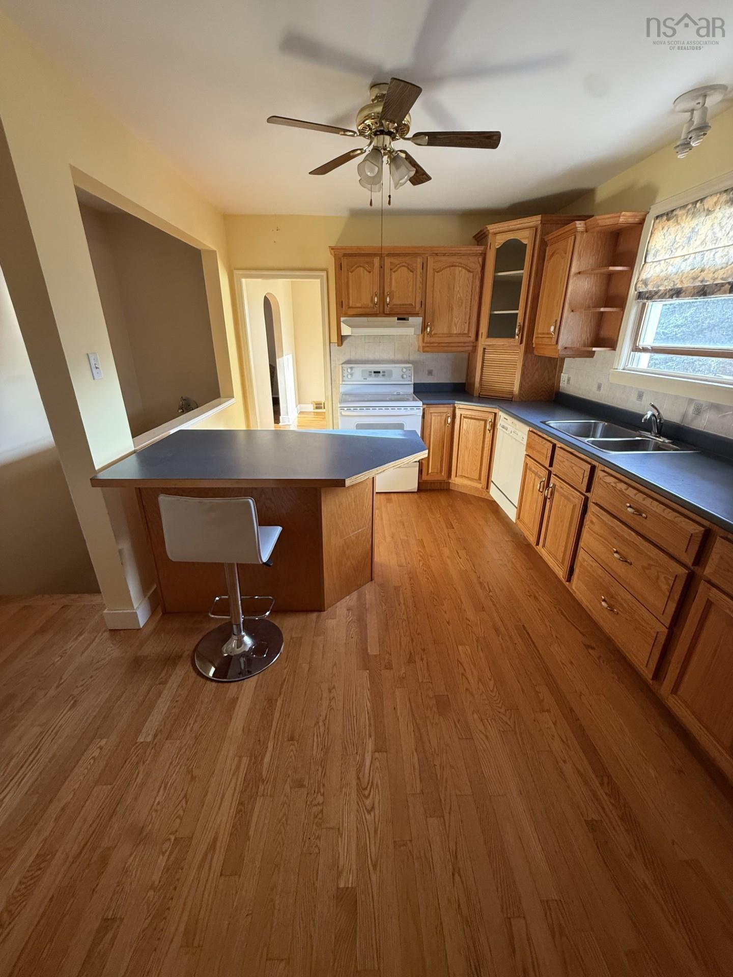 65 Macdonald Street, Antigonish, N.S., Antigonish, NS - Indoor Photo Showing Kitchen With Double Sink