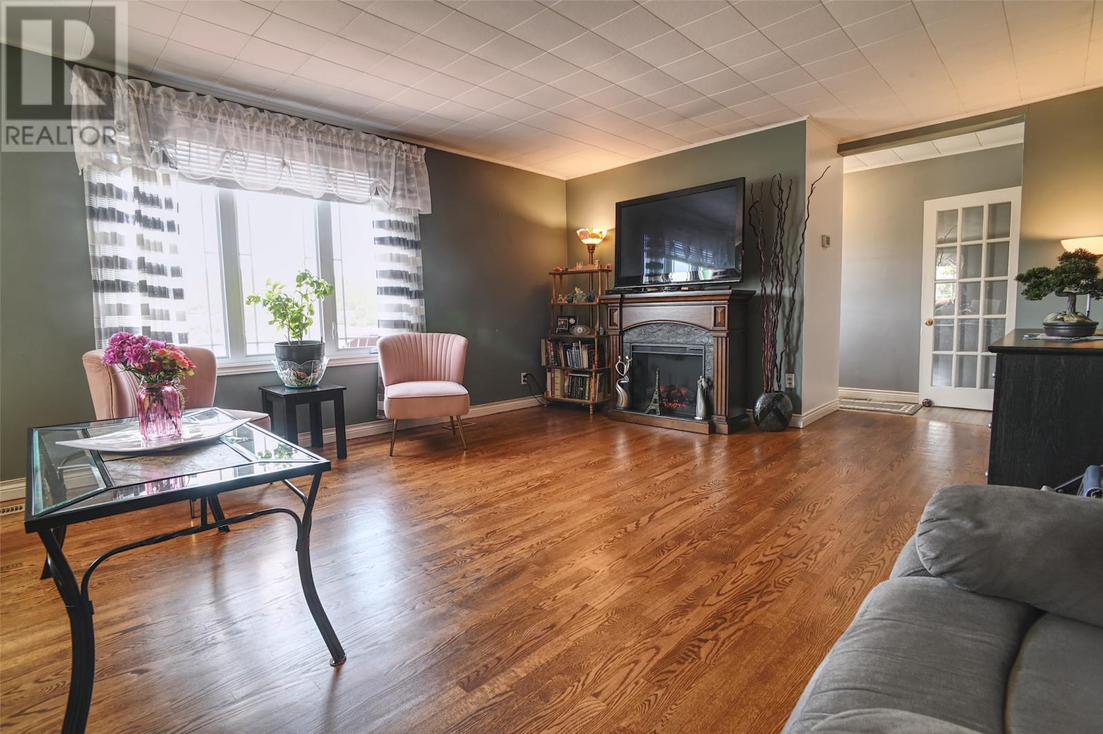 37 Main Road, Riverhead, NL - Indoor Photo Showing Living Room With Fireplace