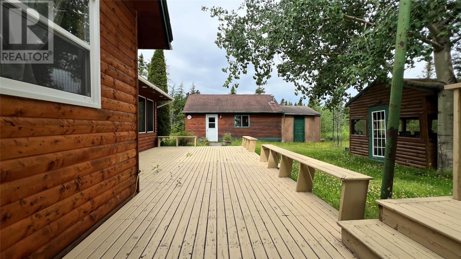 rear patio - 31 Terra Nova Road, Terra Nova, NL - Outdoor With Deck Patio Veranda With Exterior