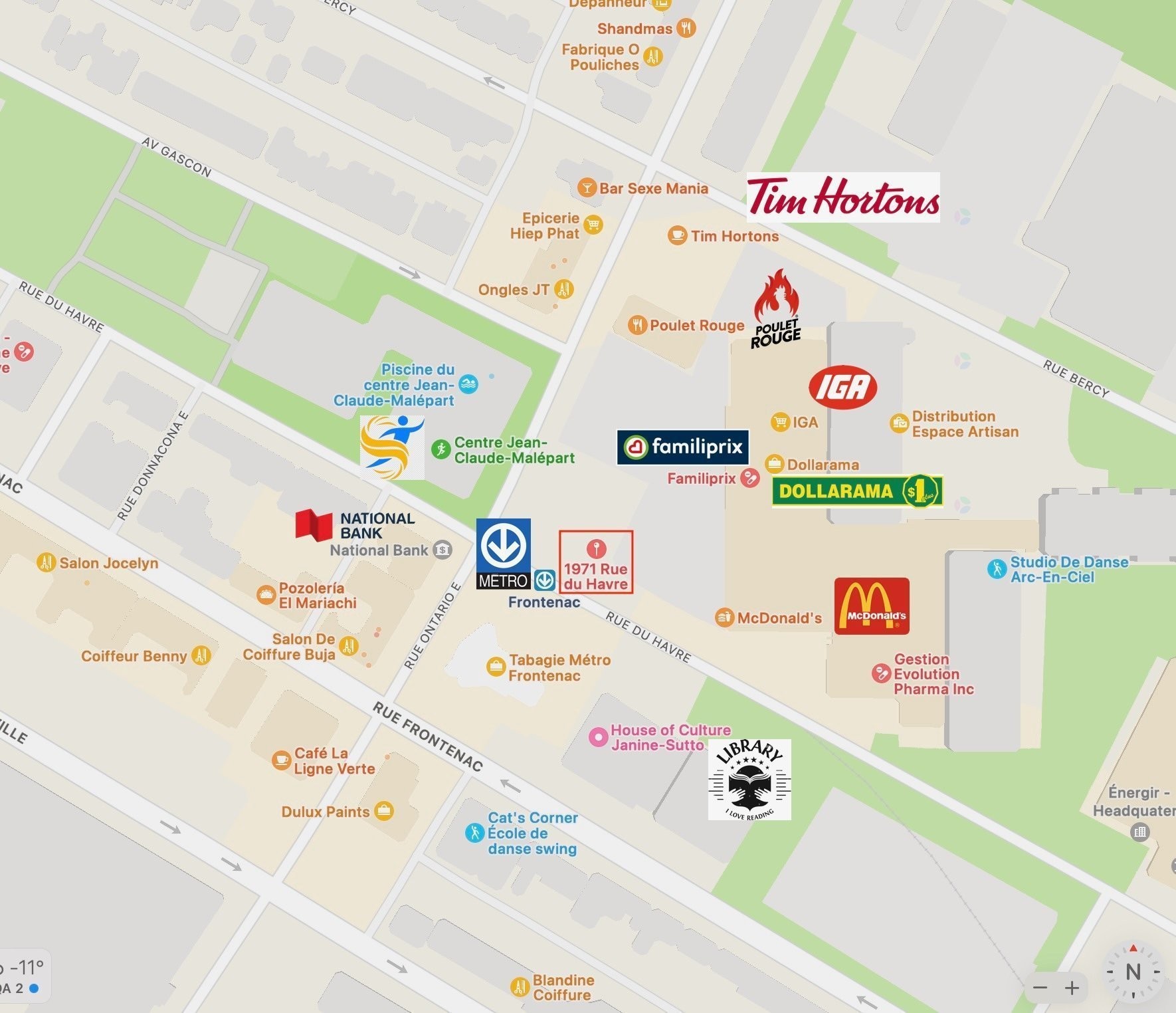 Nearby - 310-1971 Rue Du Havre, Montréal (Ville-Marie), QC - Other