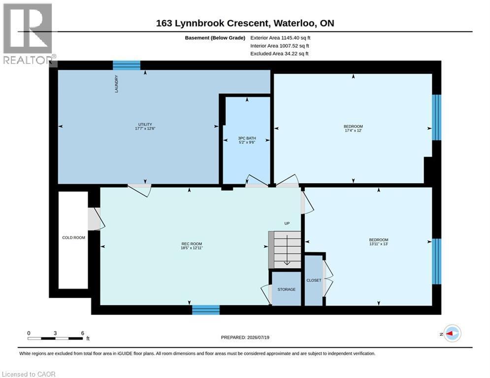 Floor plan - 163 Lynnbrook Crescent, Waterloo, ON - Other