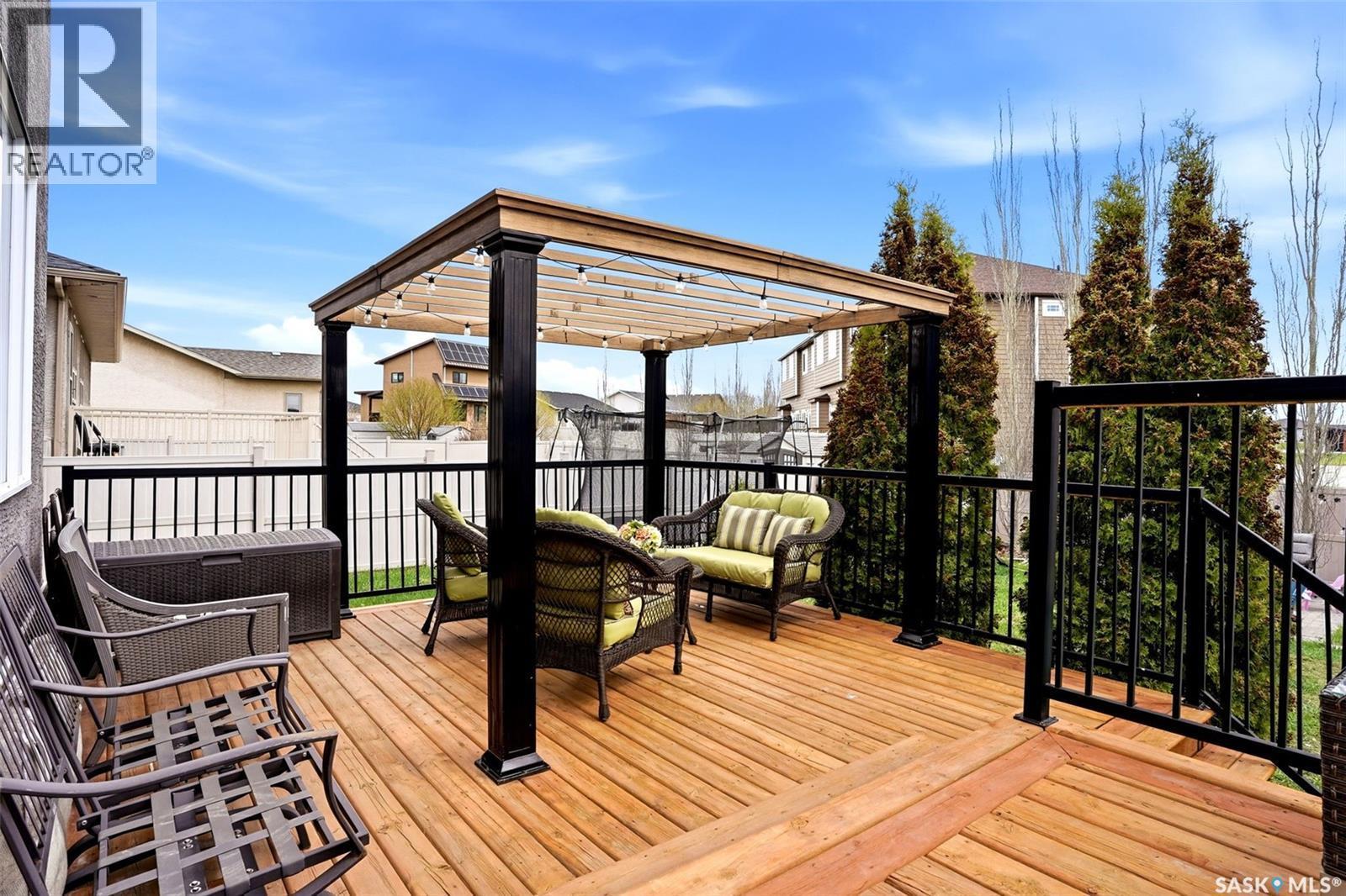 9 Mckenzie Pointe, White City, SK - Outdoor With Deck Patio Veranda With Exterior