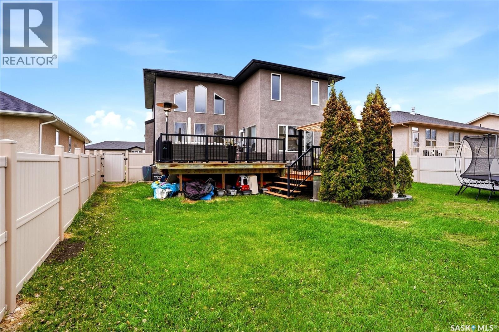 9 Mckenzie Pointe, White City, SK - Outdoor With Deck Patio Veranda