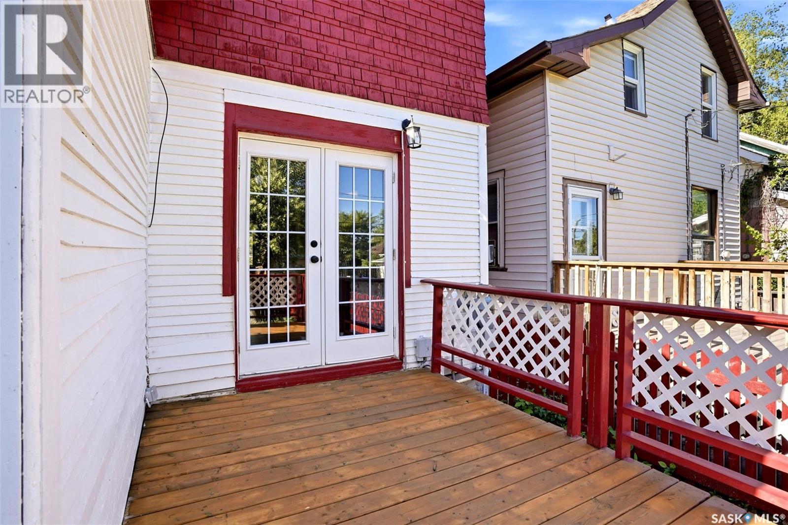 721 College Avenue, Regina, SK - Outdoor With Deck Patio Veranda With Exterior