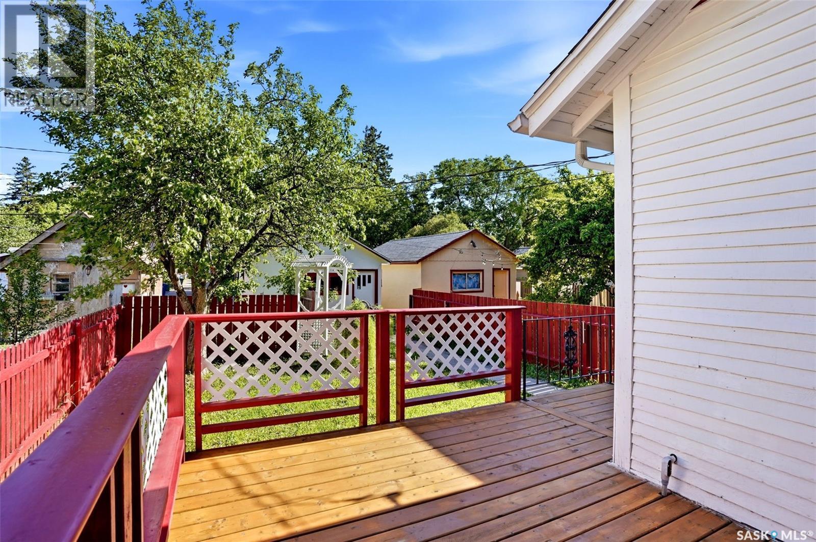 721 College Avenue, Regina, SK - Outdoor With Deck Patio Veranda With Exterior