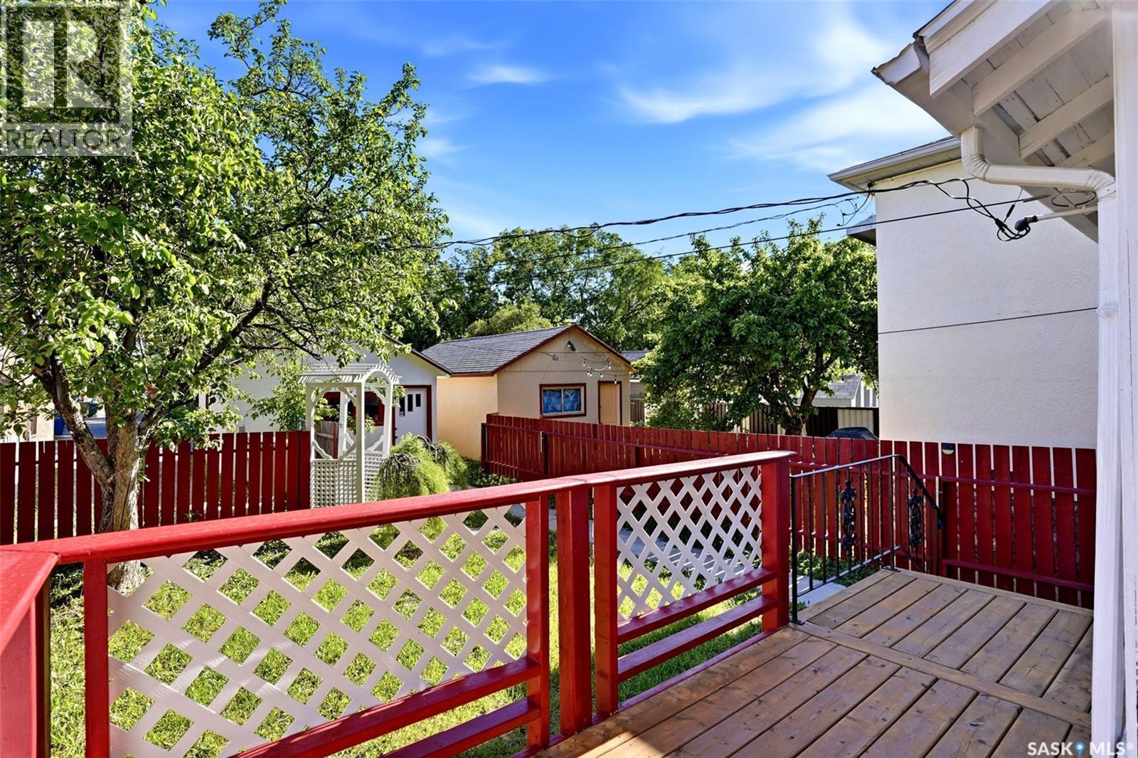 721 College Avenue, Regina, SK - Outdoor With Deck Patio Veranda With Exterior