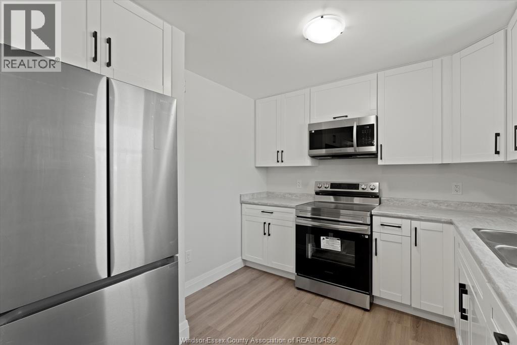 1861 Meldrum Unit# 2, Windsor, ON - Indoor Photo Showing Kitchen With Stainless Steel Kitchen With Double Sink
