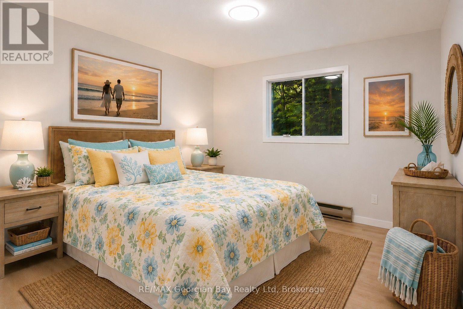 Bedroom 3 - Virtually Furnished - 25 Albert Avenue, Tiny, ON - Indoor Photo Showing Bedroom