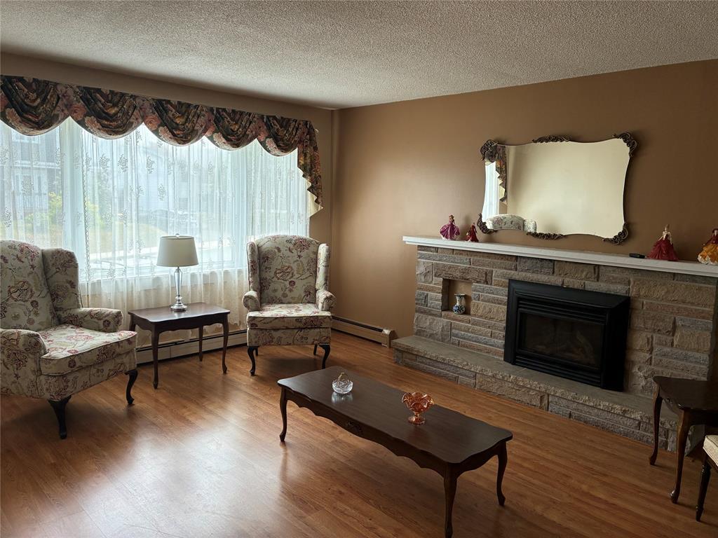 82 Glendale Avenue, Mt. Pearl, NL - Indoor Photo Showing Living Room With Fireplace