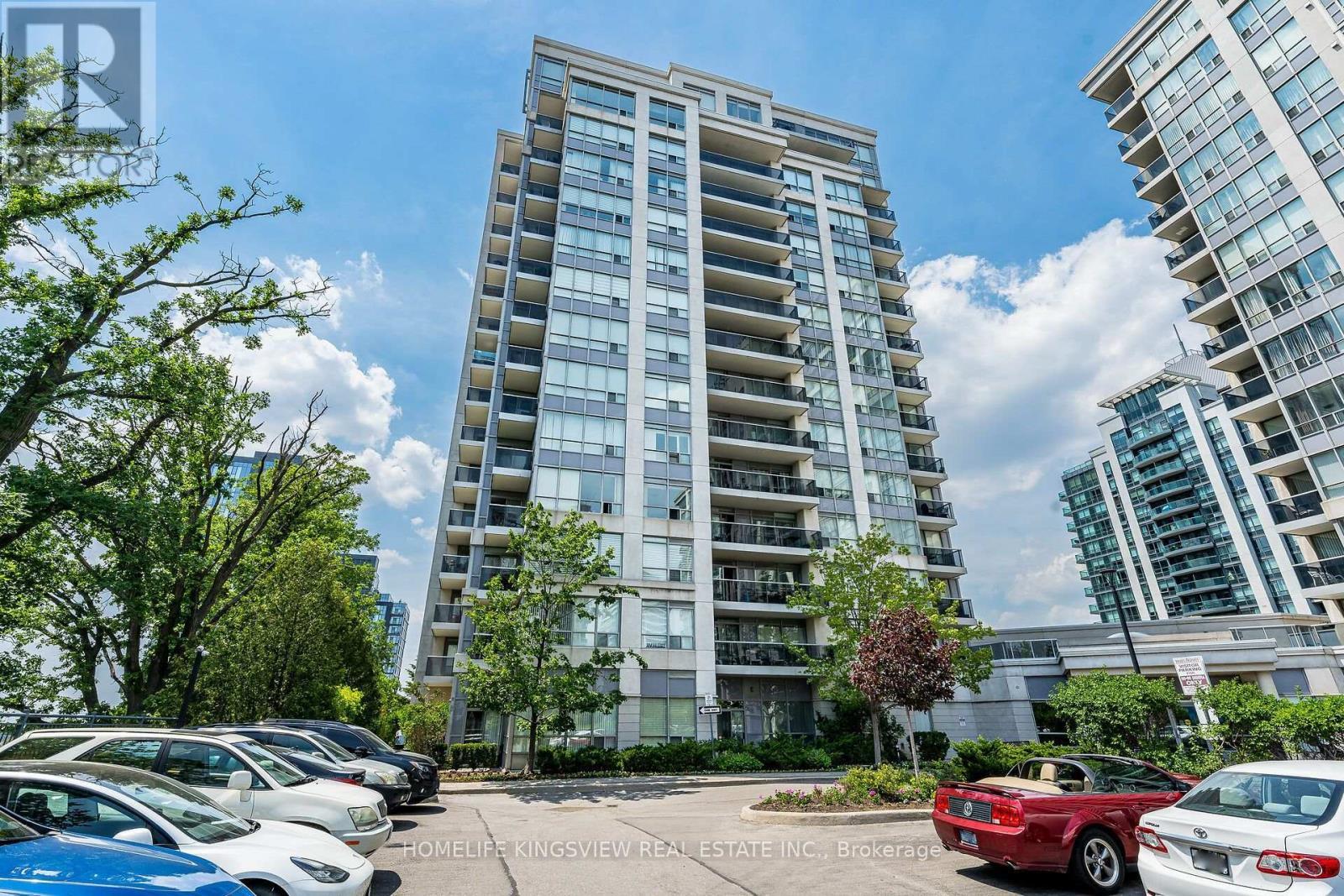 807 - 60 Disera Drive, Vaughan, ON - Outdoor With Balcony With Facade