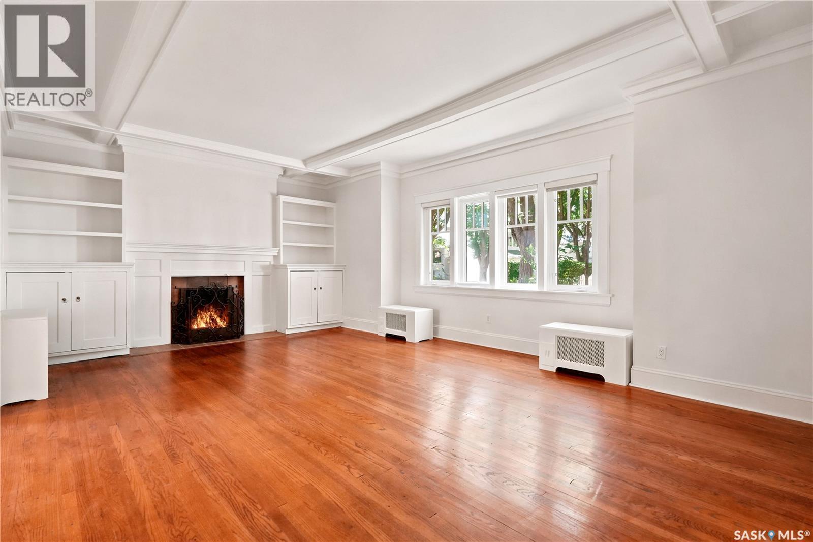 3151 Angus Street, Regina, SK - Indoor Photo Showing Other Room With Fireplace